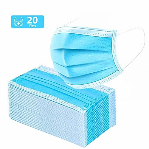 Product 10pcs Mascarillas Médicas Desechables 3 Capas con Clip de Nariz Ajustable