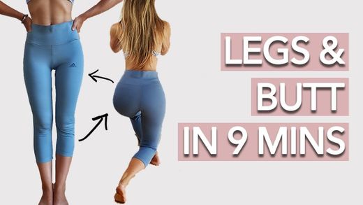 9 Minute Legs & Butt Timer Workout! - YouTube