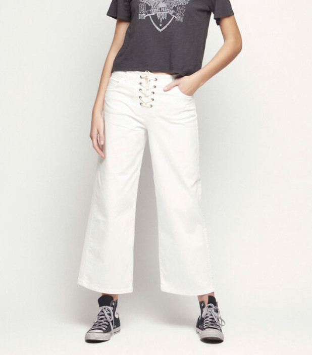 Pantalón ancho blanco nicoli