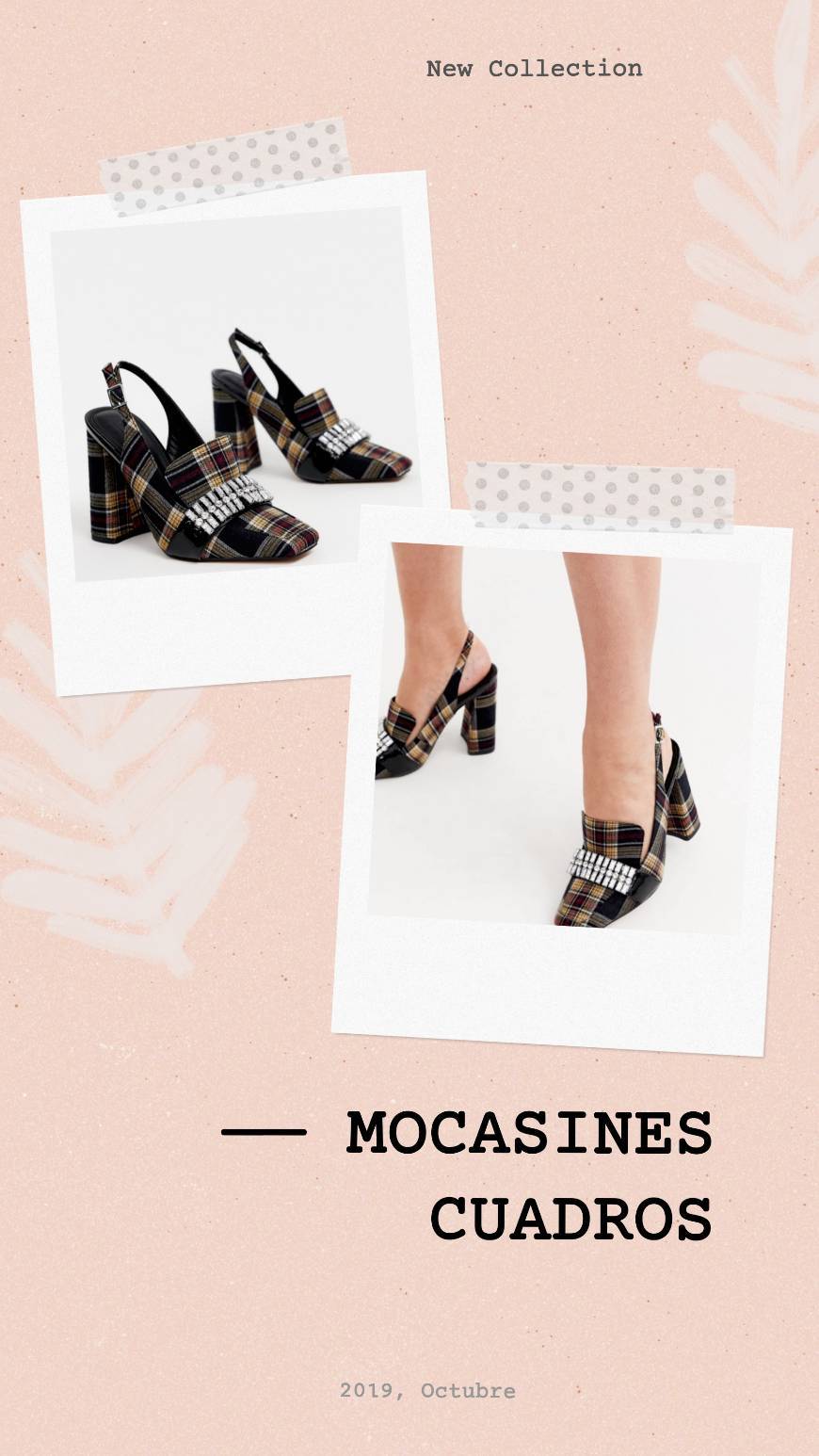 Moda Mocasines Cuadros