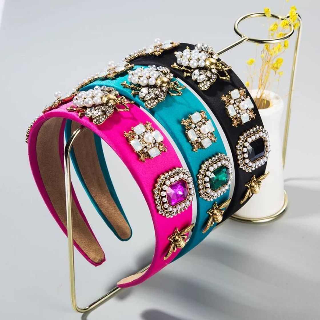 Moda Diadema Perlas 