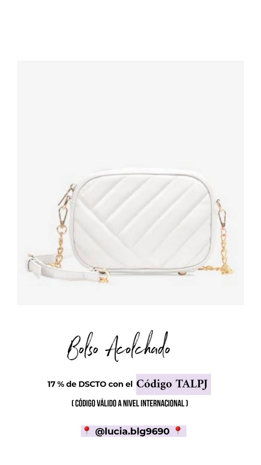 Moda Bolso Acolchado 