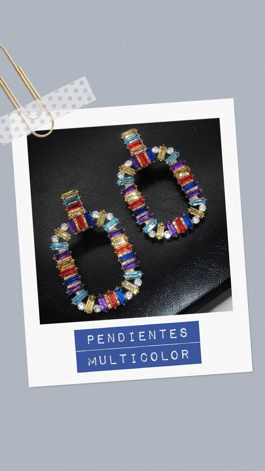 Fashion Pendientes Multicolor 