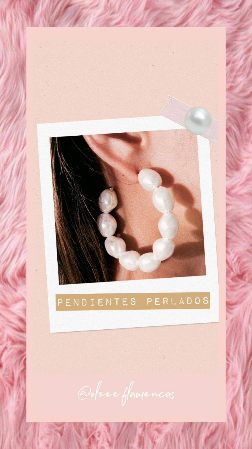 Fashion Pendientes Perlados