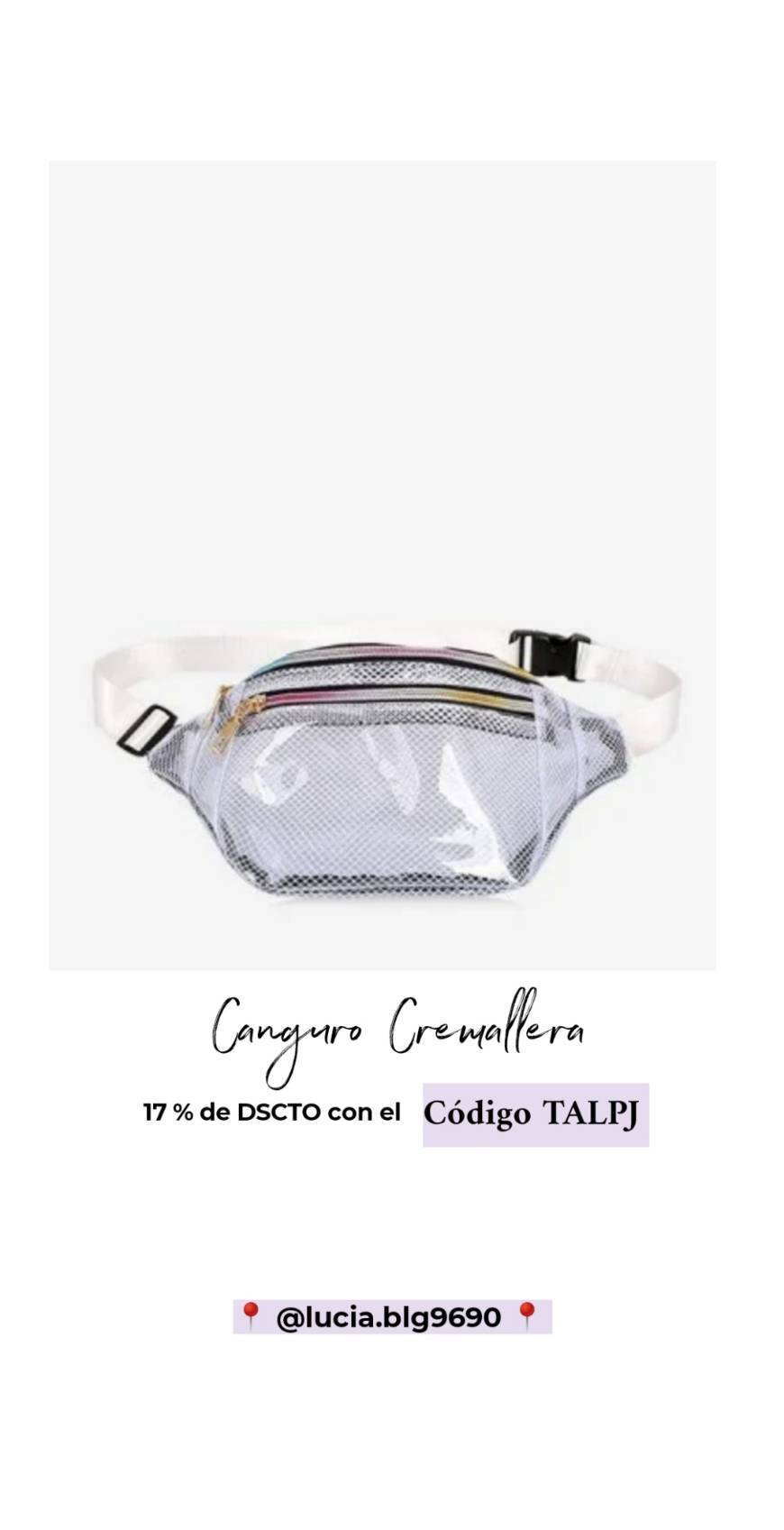 Moda Canguro Cremallera 