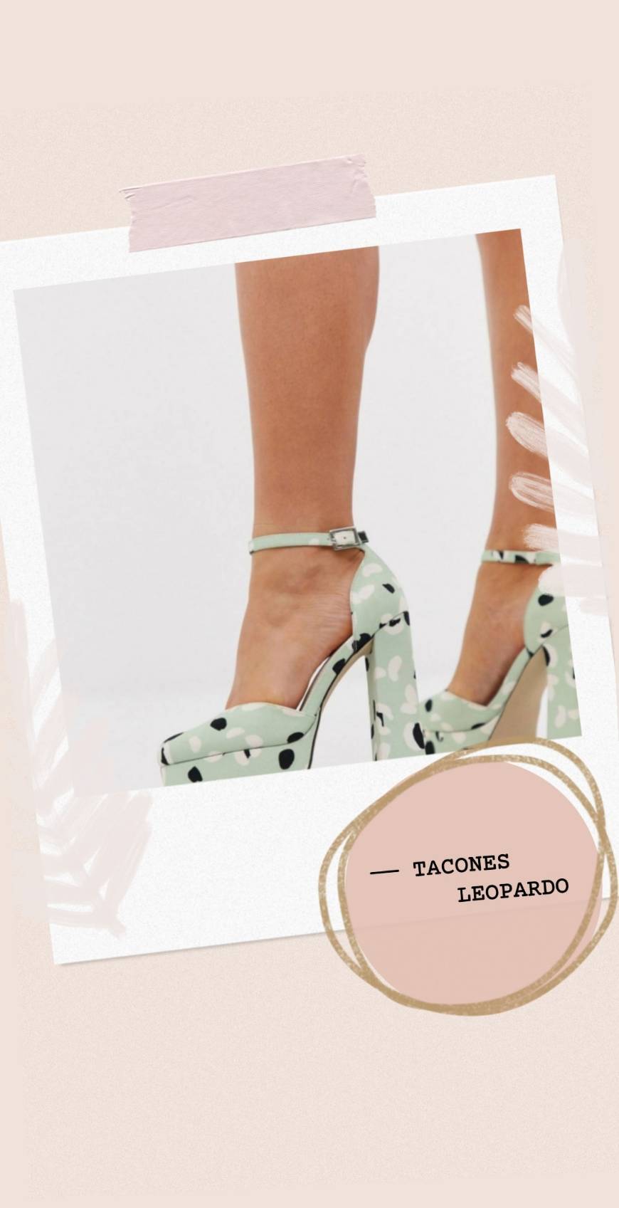 Moda Tacones Leopardo 