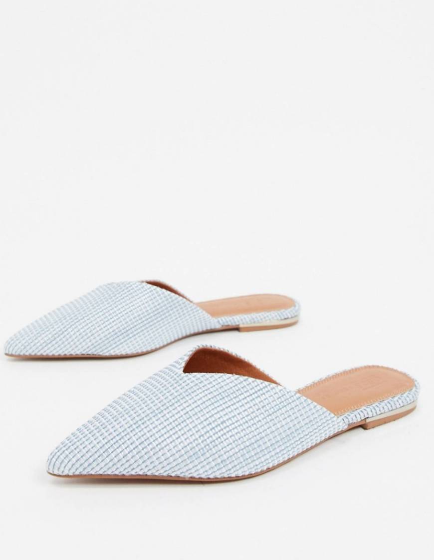 Moda Mules Azul 