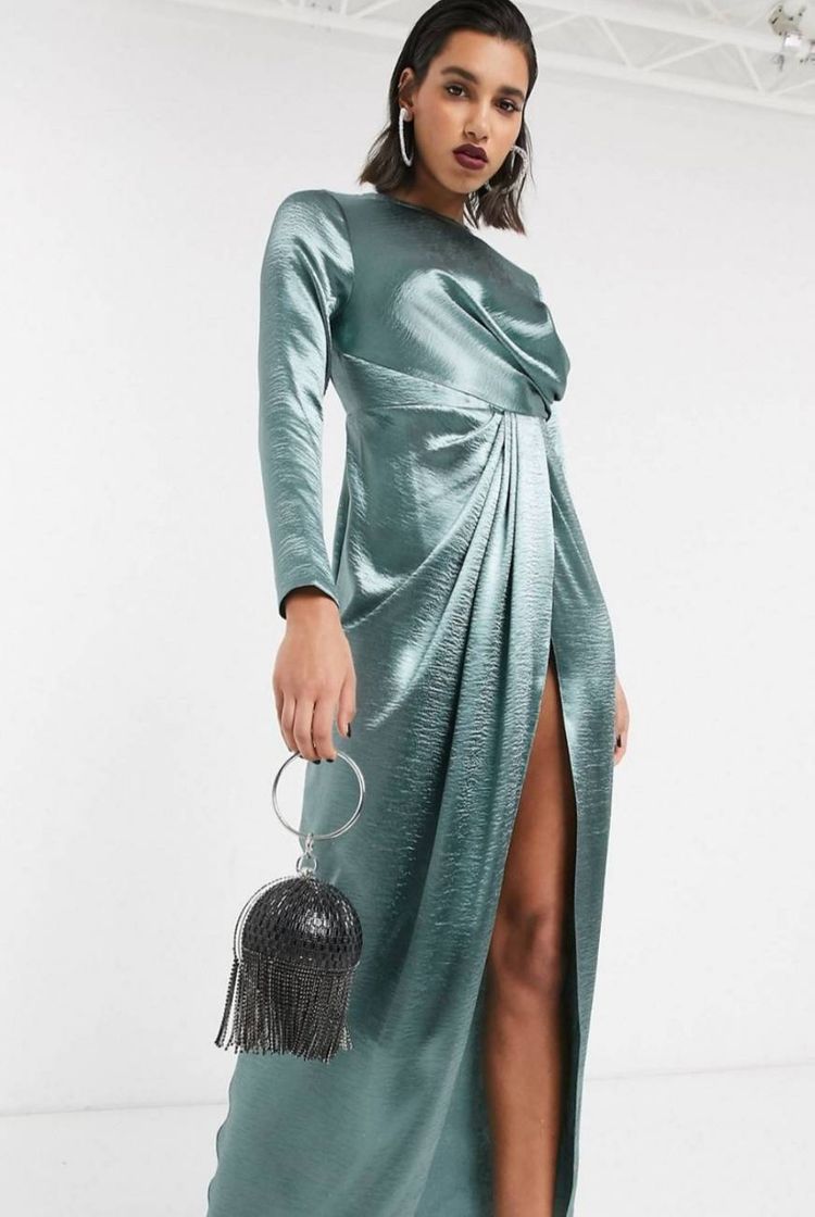 Social Vestido Drapeado