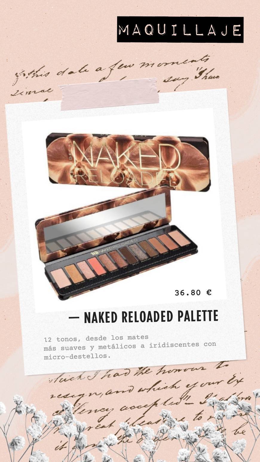 Moda NAKED RELOADED PALETTE 