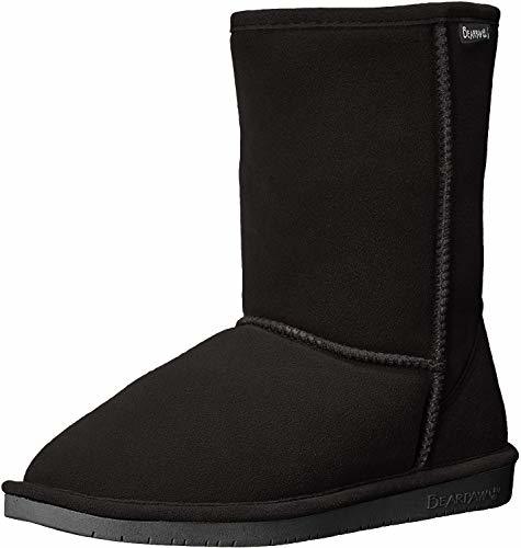 Fashion Bearpaw Mujeres Emma Short Punta Redondeada Gamuza Botas para Clima Frío