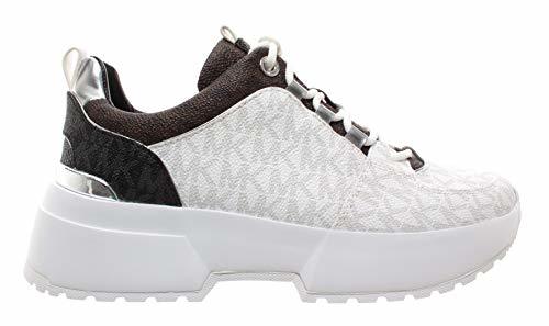 Moda Zapatos Mujer Sneaker MICHAEL KORS Cosmo Trainer 43R9CSFS1B Blanco Mini Logo