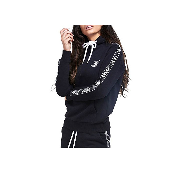 Moda SUDADERA SIKSILK ORIGINAL TAPE HOODIE BLACK