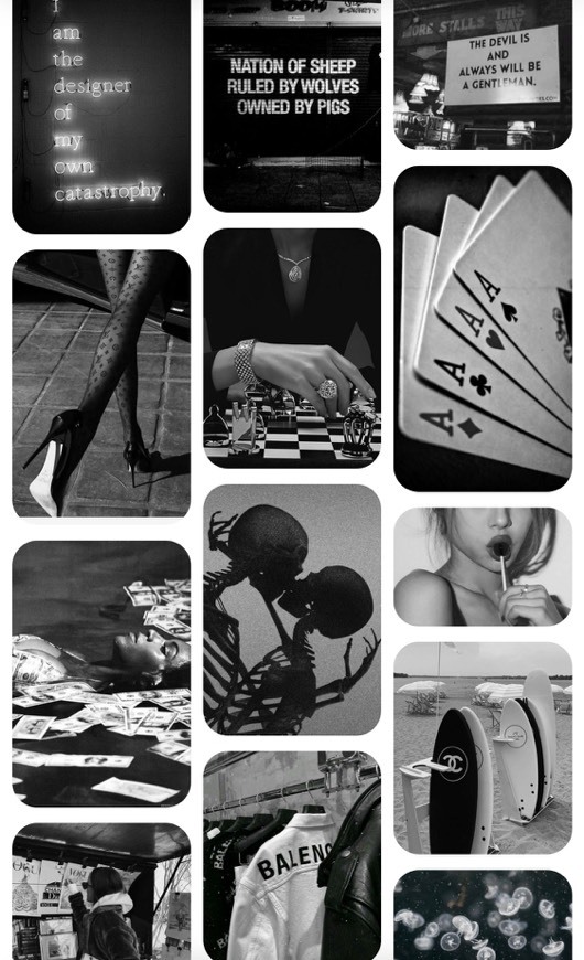 App Collage negro