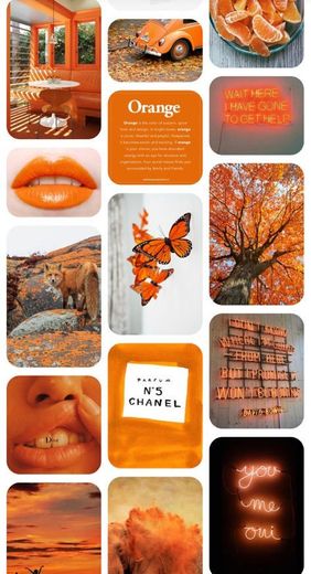 Collage naranja 