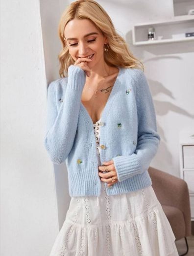 Cardigan azul