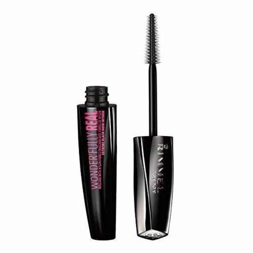 Rimmel London Wonderfully Real Máscara de Pestañas Tono Ultrablack