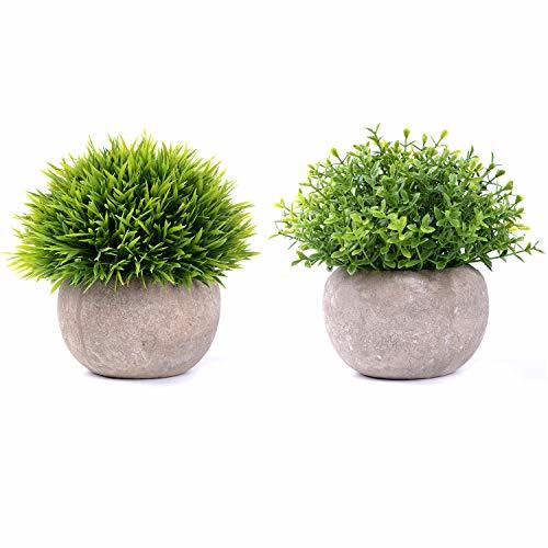 Elemento de la categoría hogar YQing Plantas Suculentas Artificiales Plastico Maceta Decorativas, Plantas Artificiales Verdes para Casa,