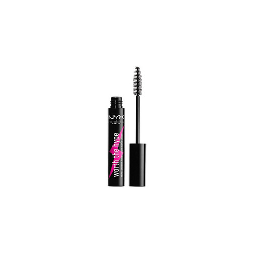 NYX Professional Makeup Máscara de pestañas Worth the Hype Mascara, Volumen y