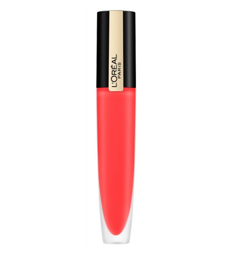 Moda Labial mate L’oreal Rouge Signature Parisian Sunset