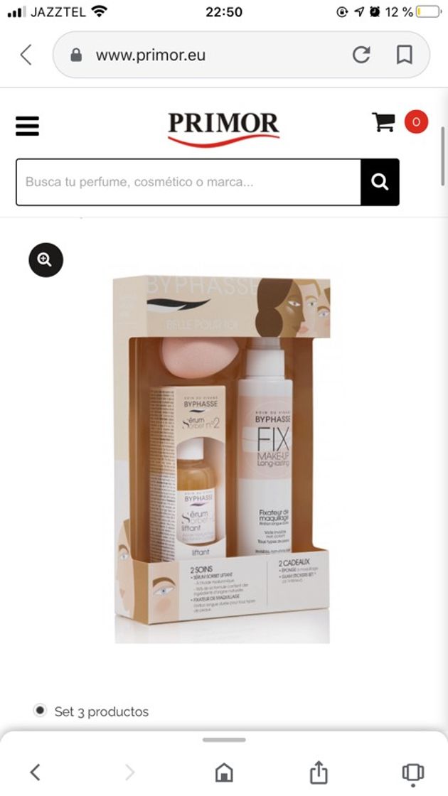 Moda Set Pour Toi Serum Tensor y Fijador de Maquillaje Byphasse precio