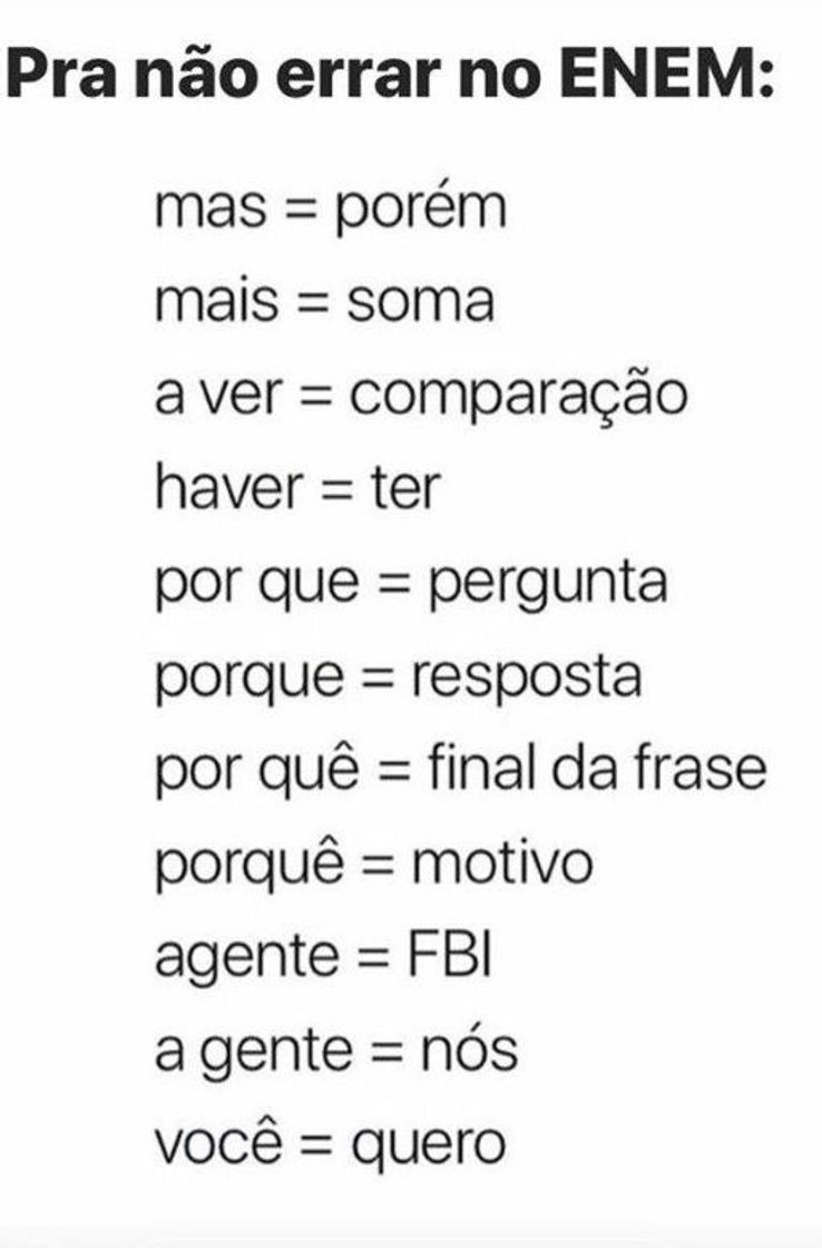 Fashion dicas enem