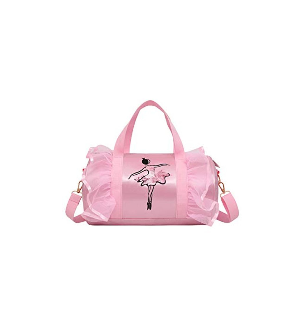 Producto besbomig Bolsas de Baile para niñas Bandolera Diseño de Princesa cilíndrico