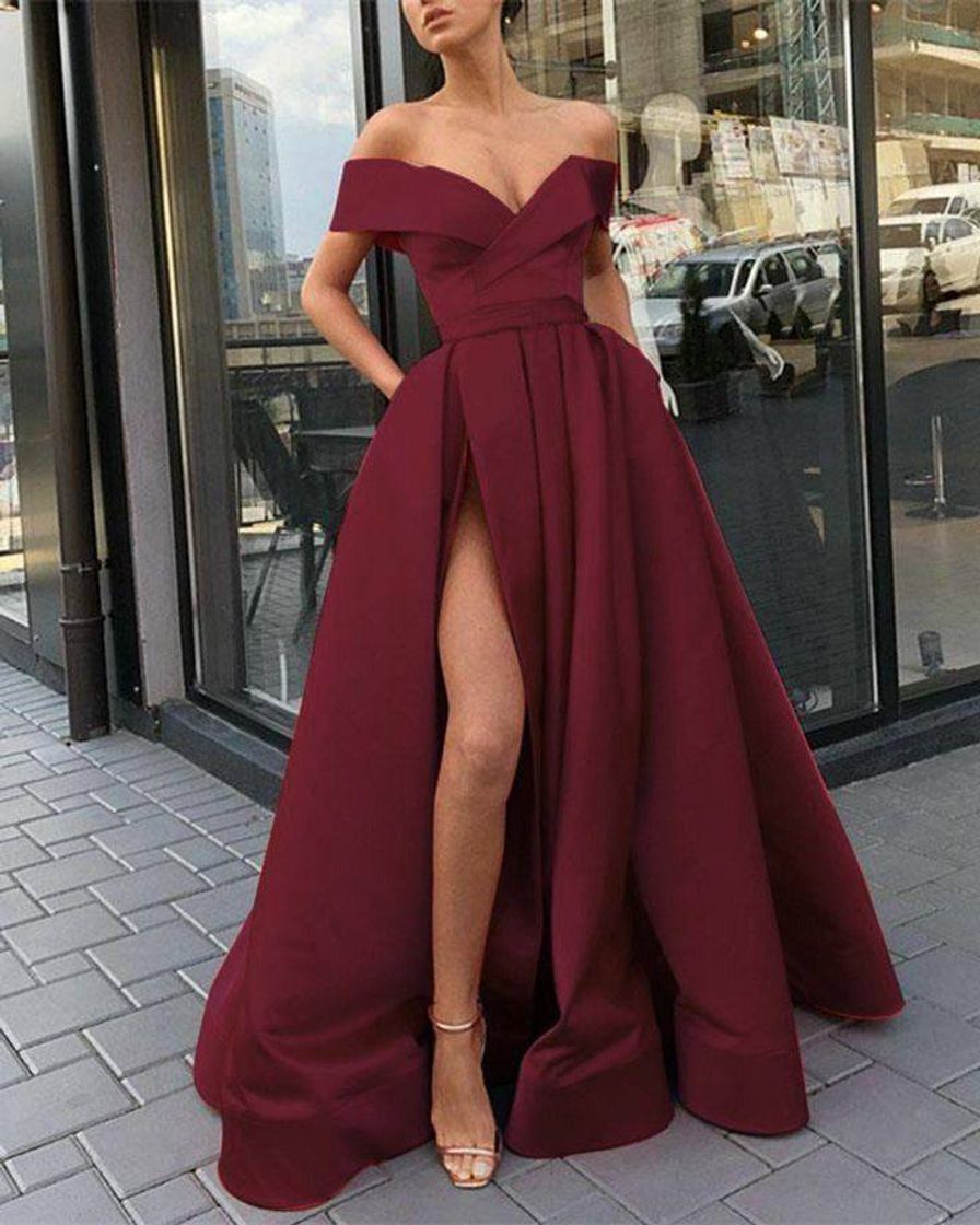 Moda Vestido vinho