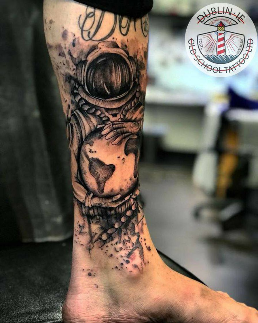 Social Tatuagem astronauta 