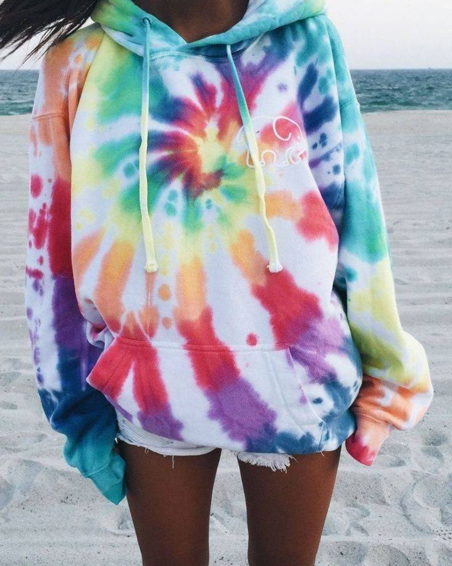 Fashion Moletom Tie Dye