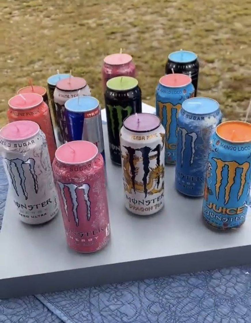 Fashion Monster Energy Candle