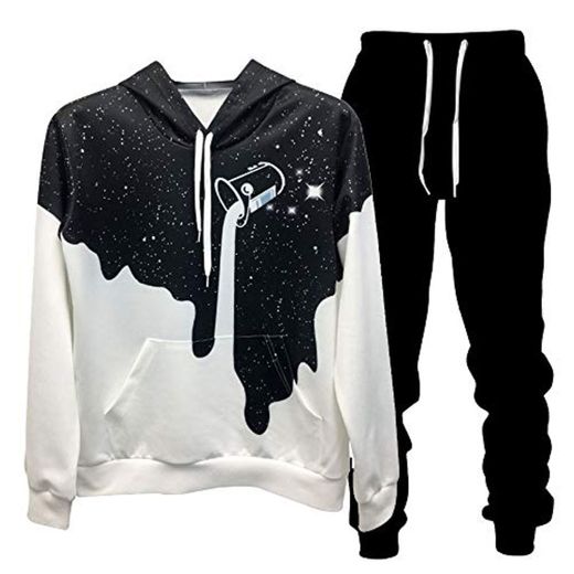 3D Sudaderas Con Capucha Jogger Pantalones