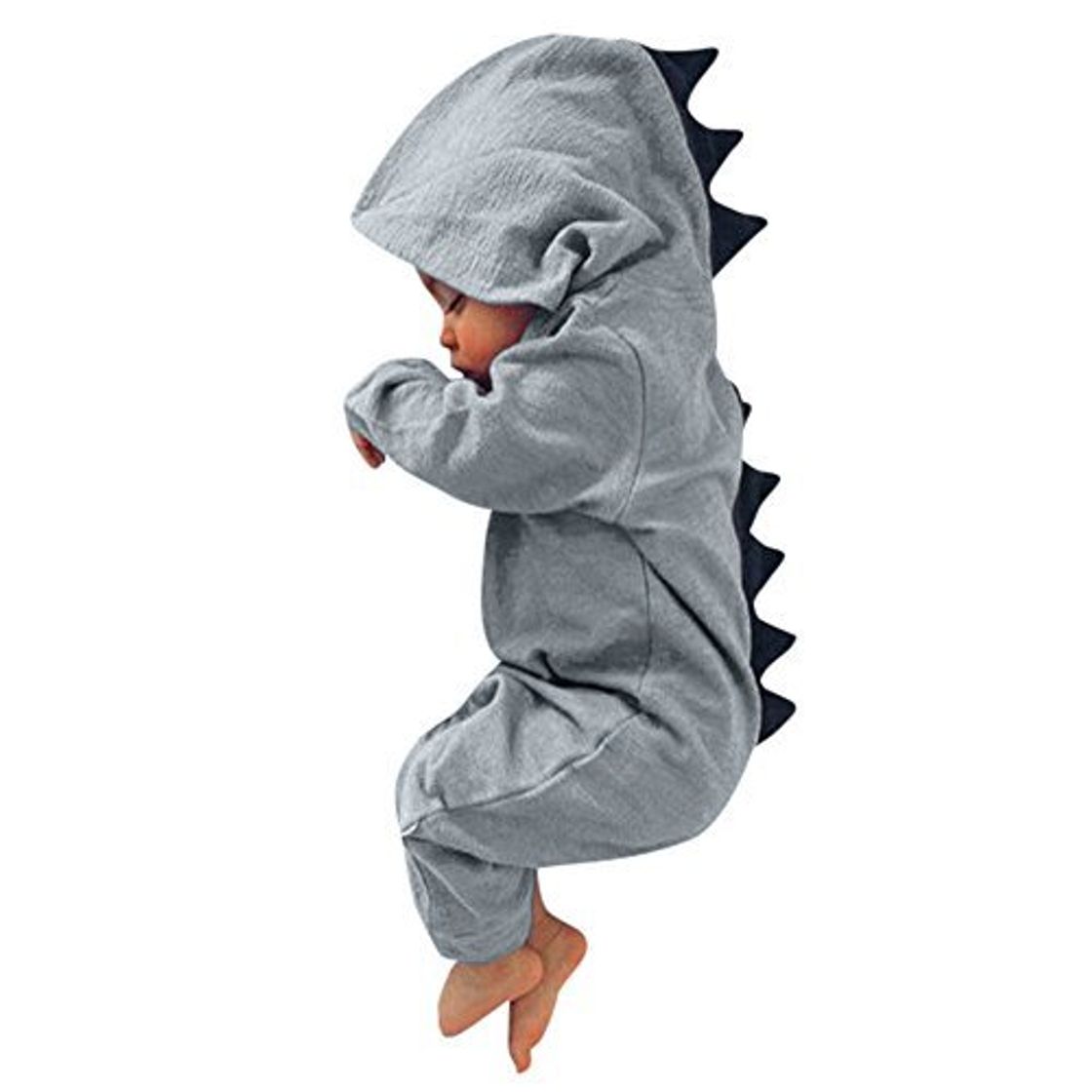 Lugar winwintom Unisexo Bebé Chico Niña Linda Dinosaurio Encapuchado Mameluco Mono Trajes Ropa