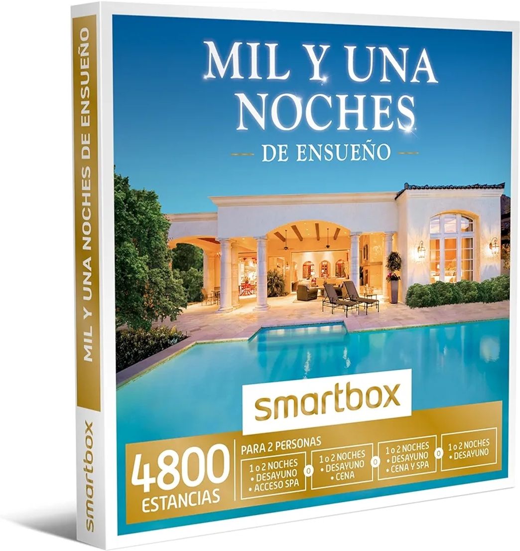 Place El MAS VENDIDO Smartbox - Caja Regalo Mil y una Noches de ensueño - Idea de Regalo Original - 2 Noches con Desayuno para 2 Personas

