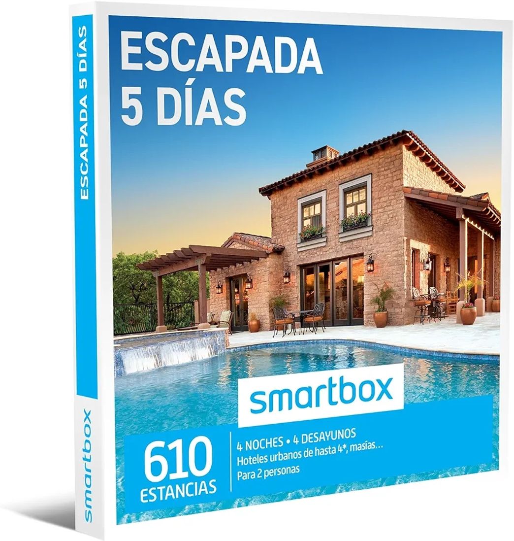 Lugar Smartbox - Caja Regalo Amor para Parejas - Escapada 5 días - Ideas Regalos Originales - 4 Noches con Desayuno para 2 Personas