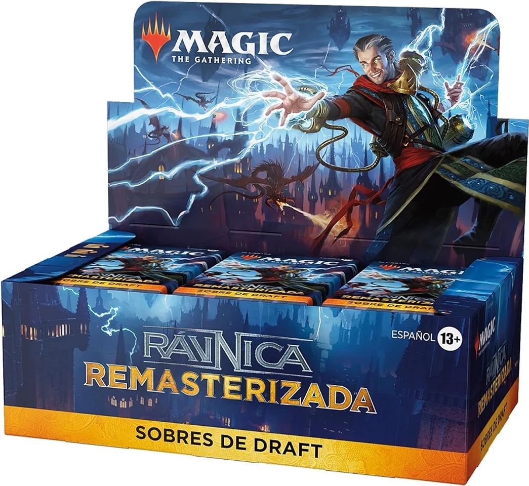 Game Magic: The Gathering - Caja de sobres de Draft de Rávnica remasterizada,