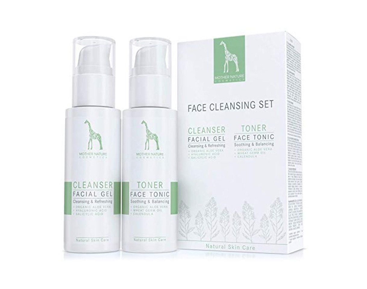 Product Set de Limpieza Facial con Aloe Vera BIO y Ácido Hialurónico -