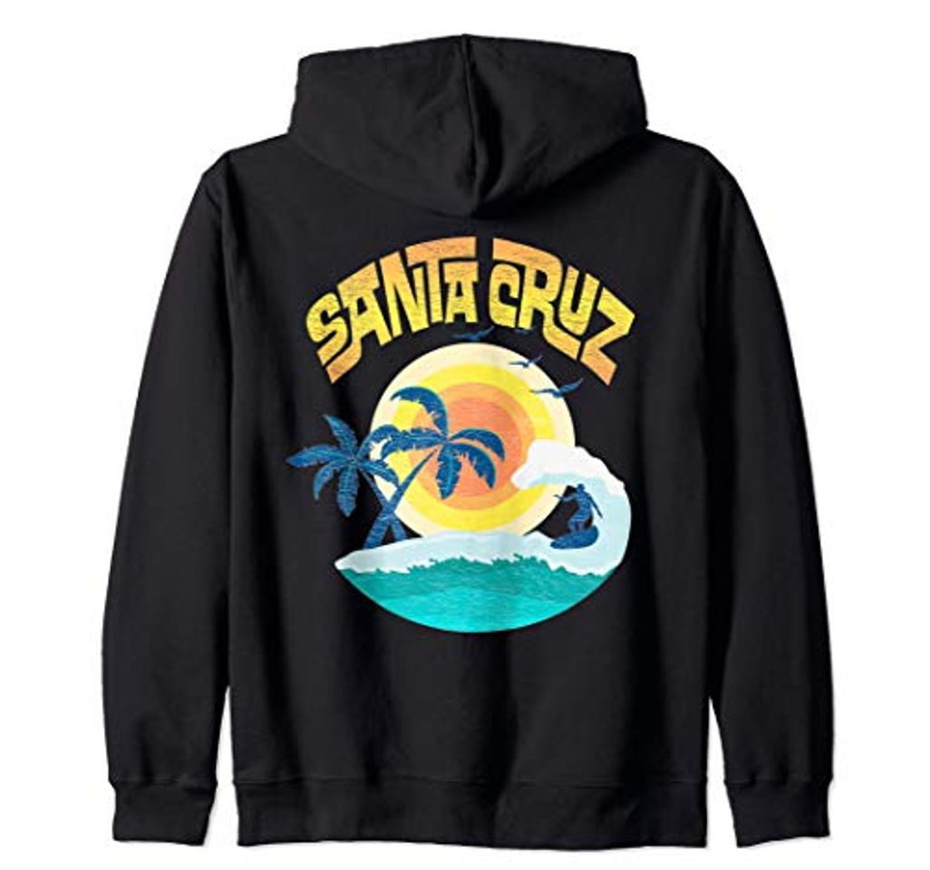 Fashion Santa Cruz Retro Sudadera con Capucha