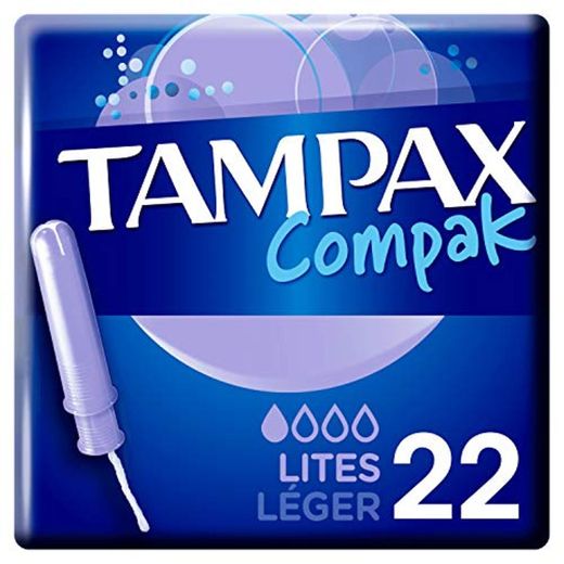 Tampax Compak Lites Tampones Con Aplicador