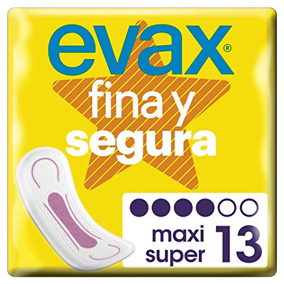 Belleza Evax Fina y Segura Super/Maxi Compresas