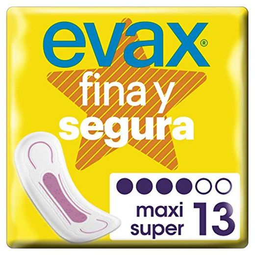 Evax Fina y Segura Super/Maxi Compresas