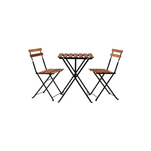 Ikea - Mesa de jardín tärnö con 2 sillas Acacia Color Marrón Oscuro