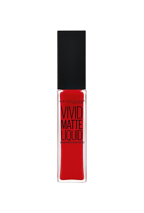 Belleza Maybelline Vivid Matte Liquid 25 Orange Shot brillo labial - Brillos labiales