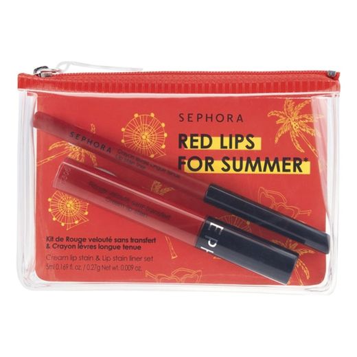 Red Lips for Summer - KIT Labiales of SEPHORA COLLECTION.
