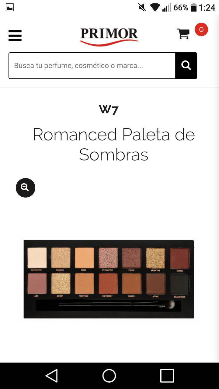 Social Paleta de sombras W7 Romanced