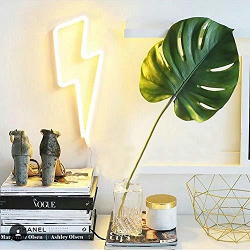 Social Forma de rayo LED Luz de neón Arte decorativo Luces Decorativas Decoración