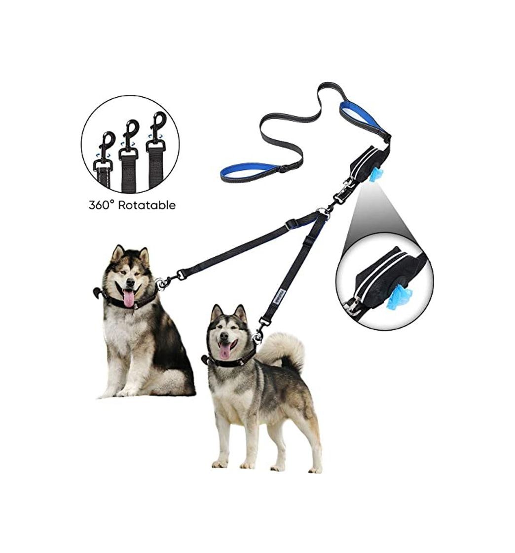 Product Doble correa para perros ajustable de 2 metros