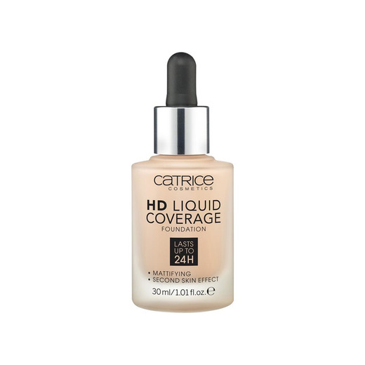 Catrice hd foundation sand beige 030 coverage liquid 30 ml.