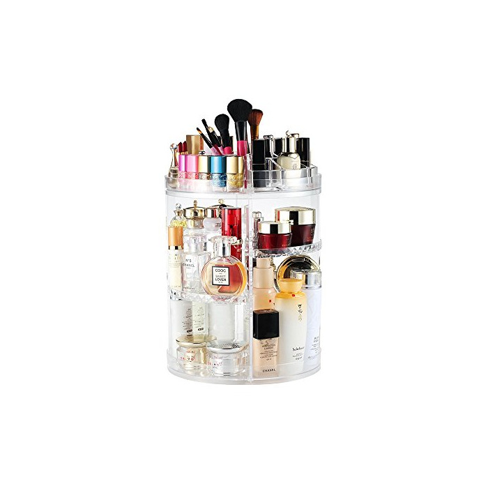 Social Boxalls Organizador de Maquillaje de Giratorio, Transparentes