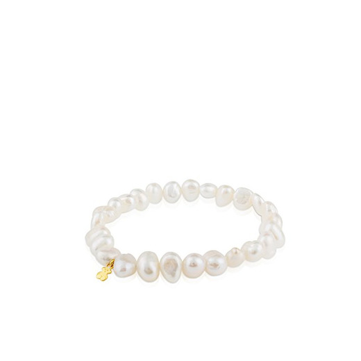 Pulsera TOUS Sweet Dolls en oro amarillo de 18kt y perlas barrocas