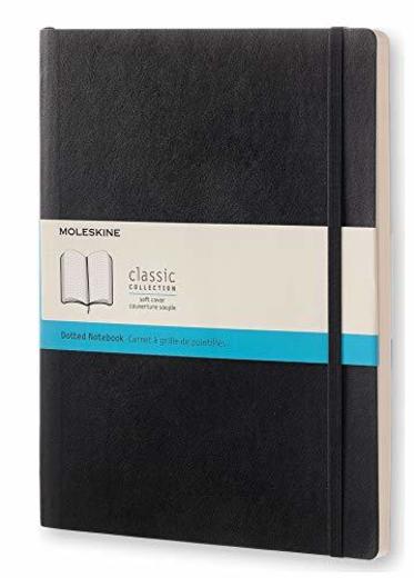 Moleskine -  Cuaderno Clásico con Páginas Puntinada, Tapa Blanda y Goma